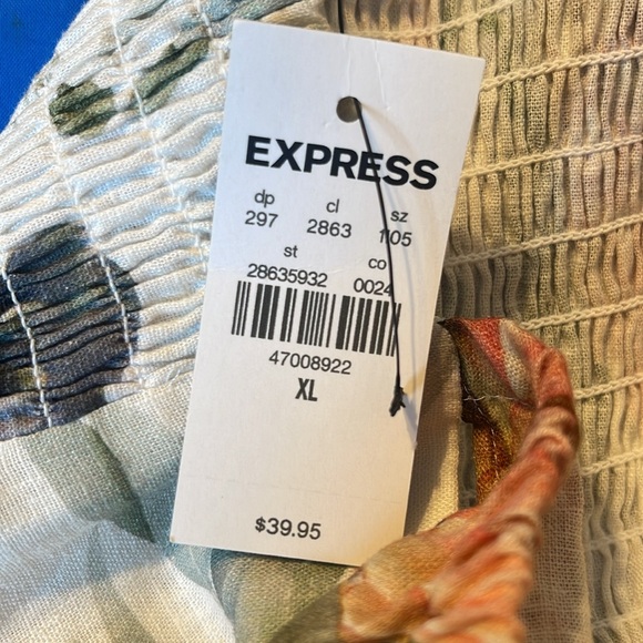 Express white floral off the shoulder top - Picture 5 of 5